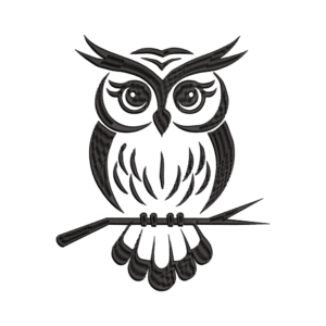 Owl Machine Embroidery Design