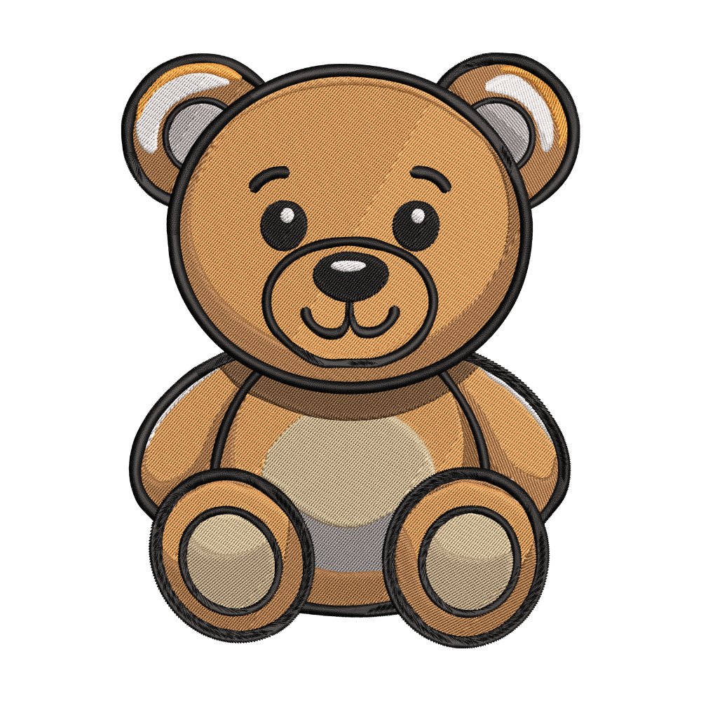 Baby Bear Embroidery File