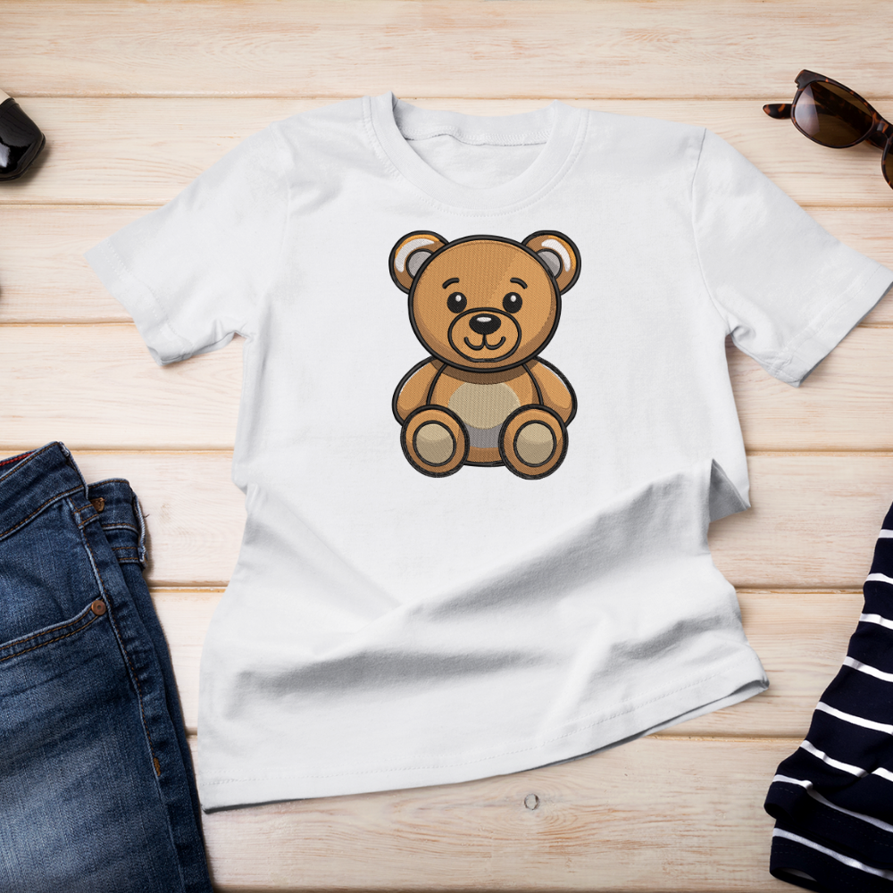 Baby Bear Embroidery File - Image 2