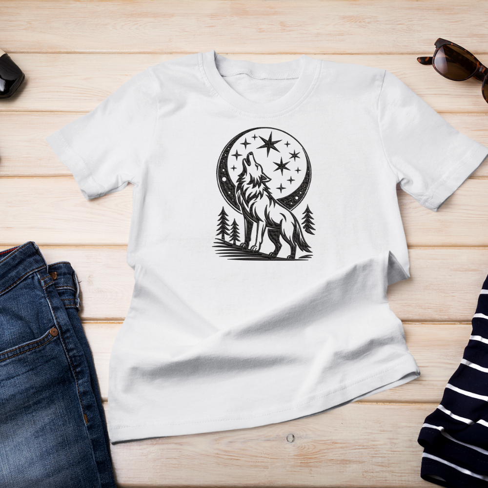 Wolf Embroidery Design - Image 3